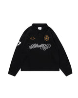 BU EMBROIDERY 長袖 POLO 衫 