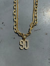 90 Logo Layered Necklace