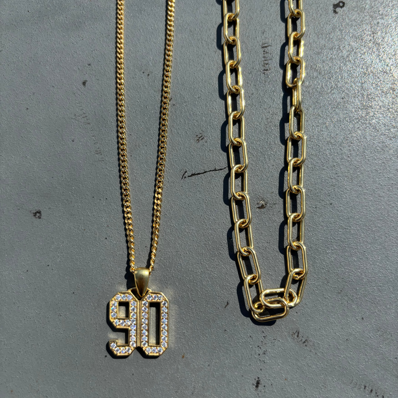 90 Logo Layered Necklace