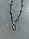 90 Logo Layered Necklace