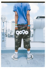 9090 OG Logo 涂漆沙滩短裤 