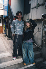 Tribal thermal long tee