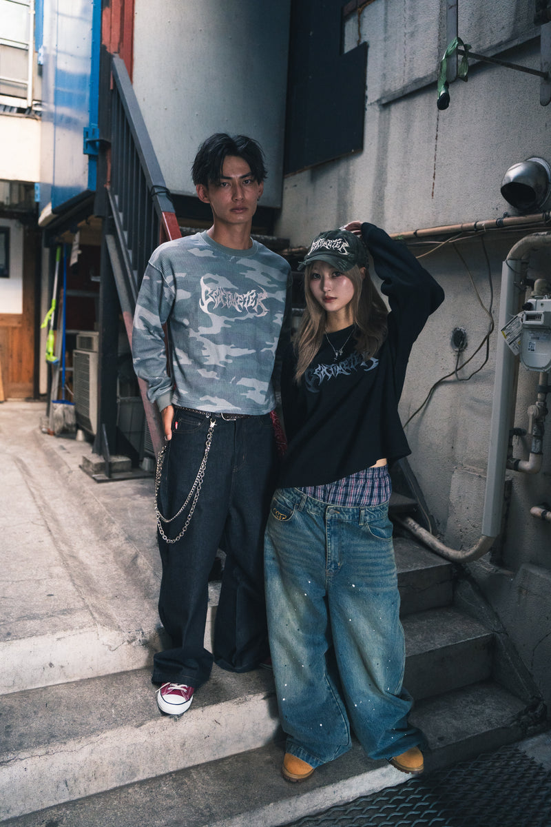 Tribal thermal long tee