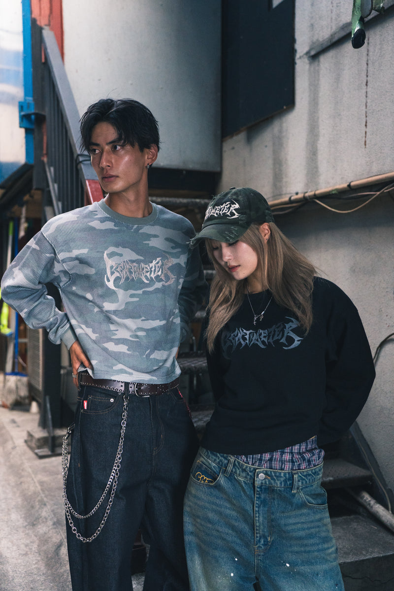 Tribal thermal long tee