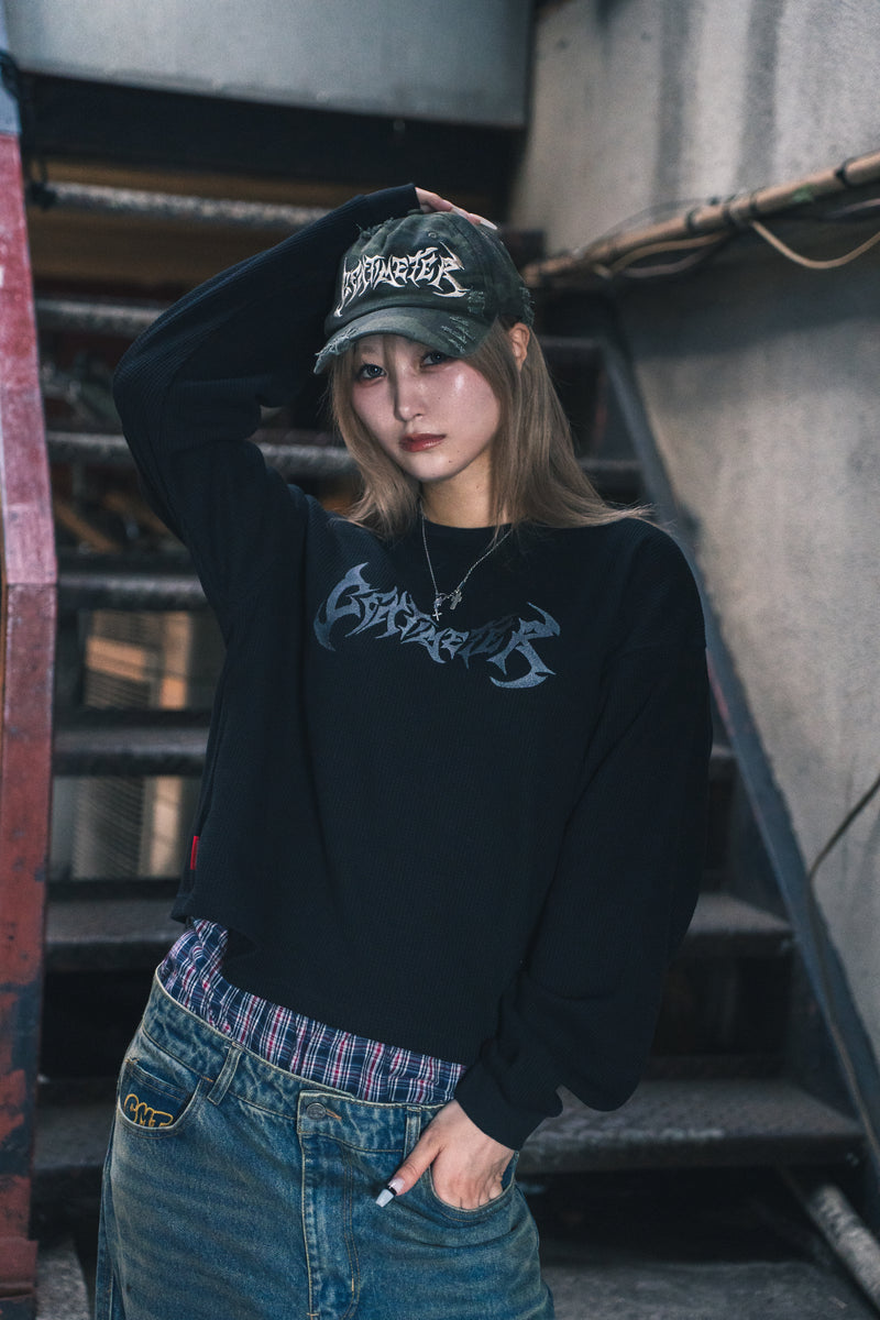 Tribal thermal long tee