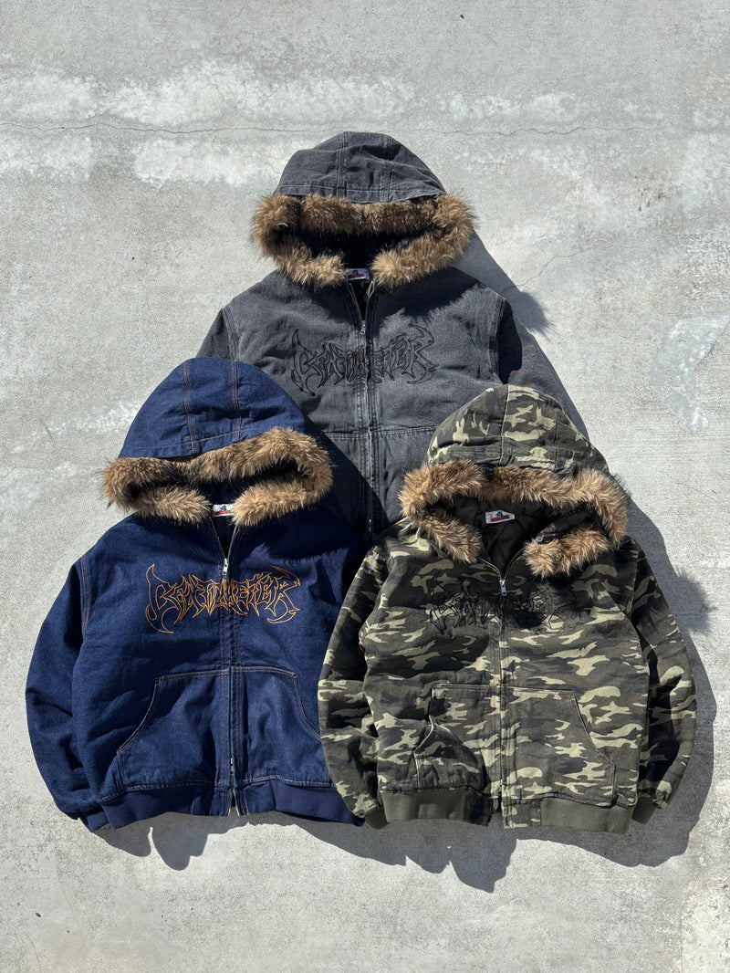 Tribal logo denim jacket – YZ