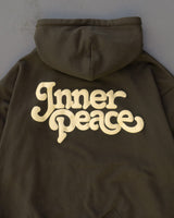 the inner peace logo zip hoodie