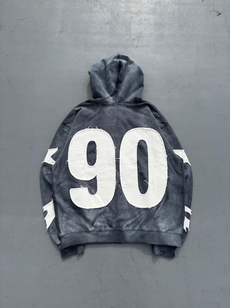 Numbering With Star Logo 拉鍊連帽衫 