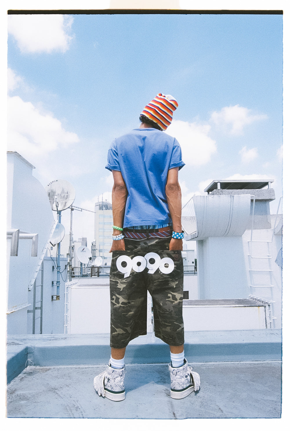 9090 OG Logo Painted Buggy Jorts – YZ