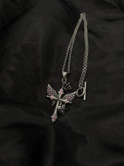 Cross Logo Vintage Necklace