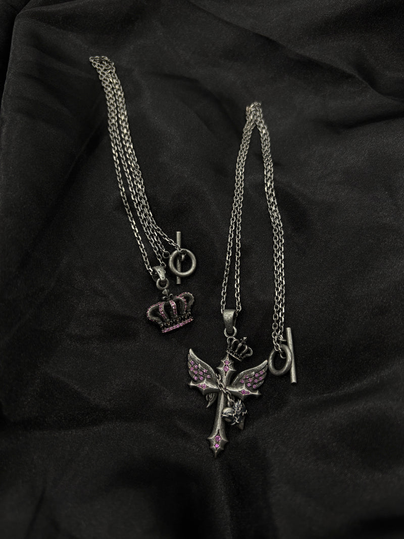 Tiara Logo Vintage Necklace