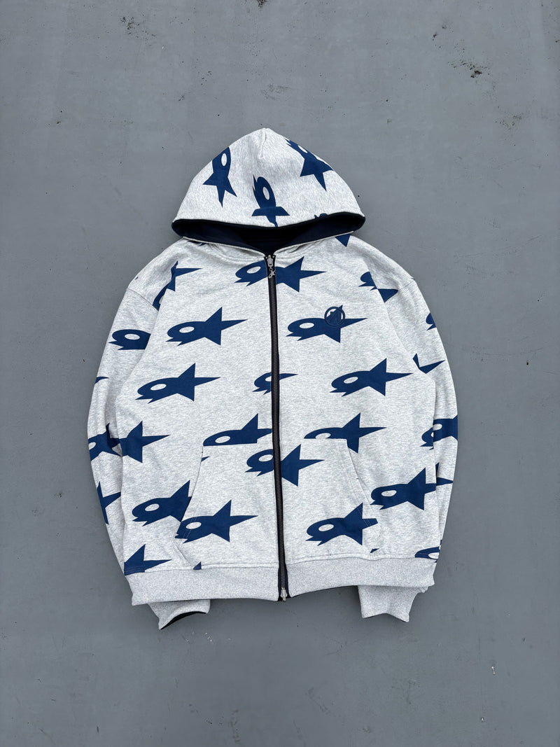 Star Logo Reversible Zip Hoodie