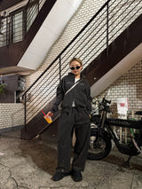 rhinestone sweat pants