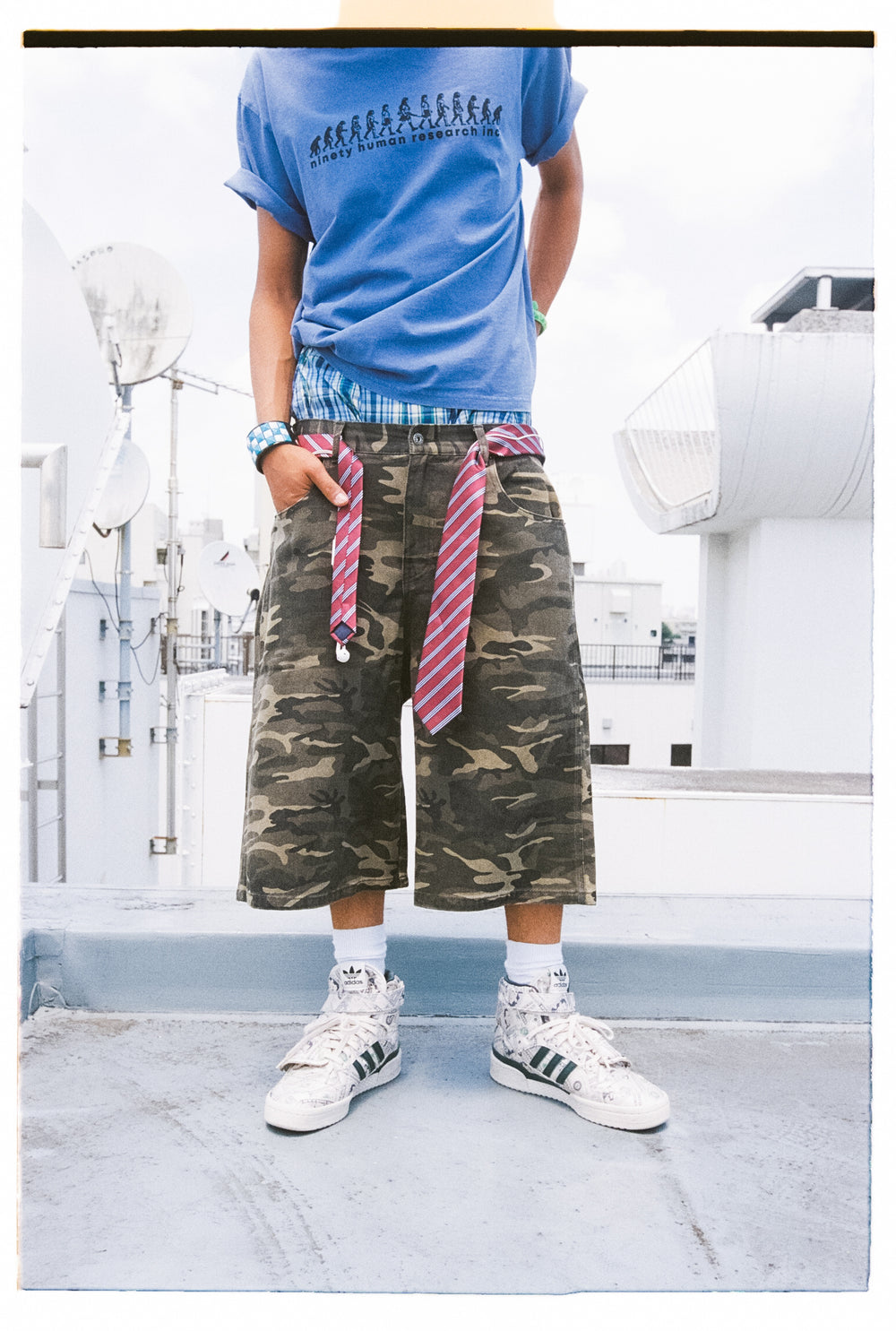 9090 OG Logo Painted Buggy Jorts – YZ