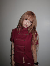 Rayon Linen Napoleon S/S Shirt