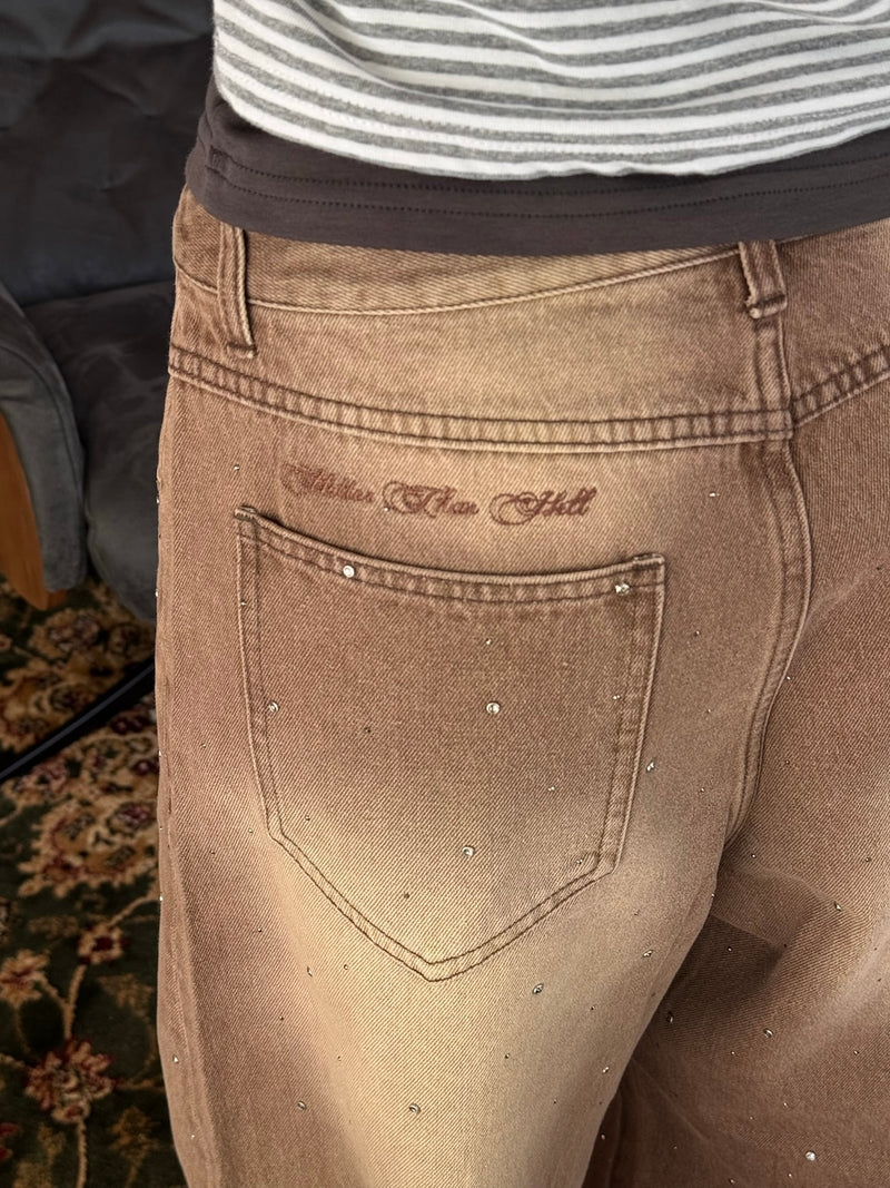 kirakira cocoon washed denim