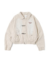 universal logo corduroy fireman jacket