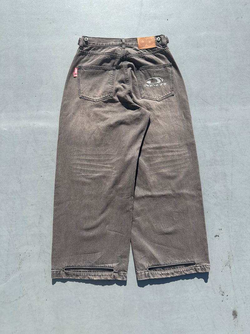 No Drag Slub Buggy Denim Pants