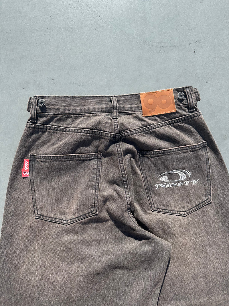 No Drag Slub Buggy Denim Pants