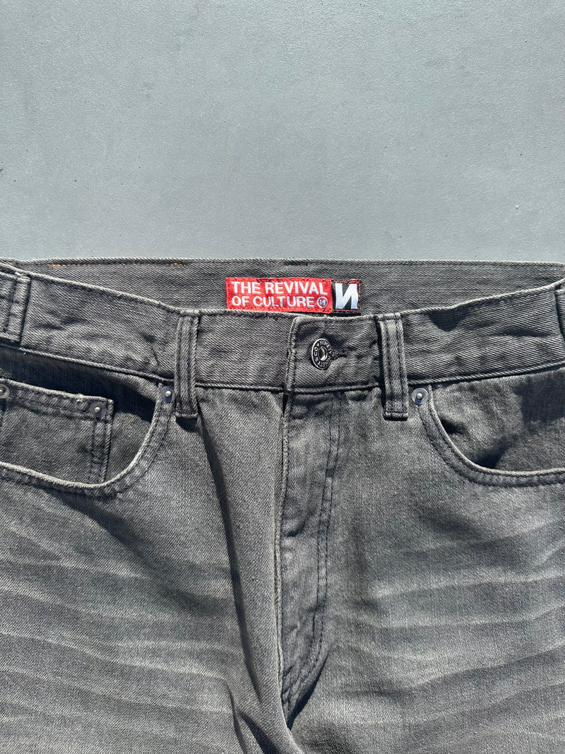 No Drag Slub Buggy Denim Pants