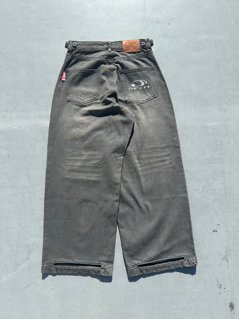 No Drag Slub Buggy Denim Pants