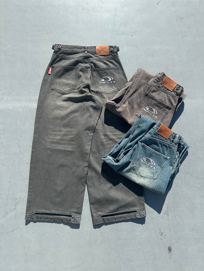 No Drag Slub Buggy Denim Pants