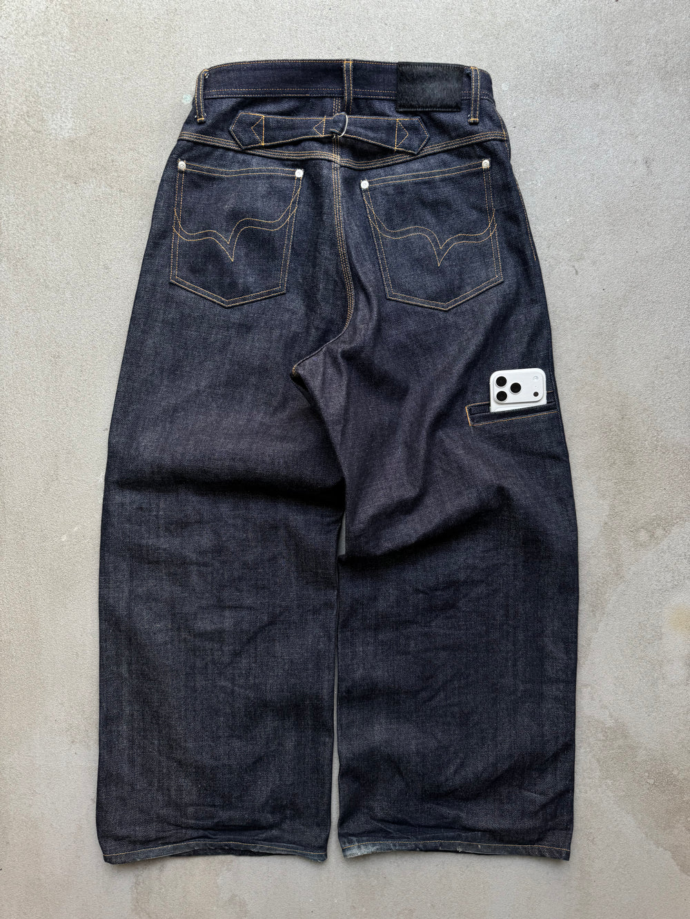 パンツ SELVEDGE DENIM TROUSERS FIT Abuku Selvedge Denim Pants – YZ