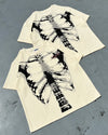 Dot Bone Thermal Henley Neck Tee