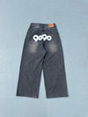 9090 OG Logo Painted Denim Pants