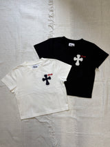 Cross dot  tee 【yung】