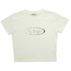 Cropped metal logo Tee