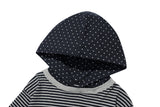 X9090 9STAR LAYERED HOOD LS TEE 