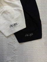 Cross logo rhinestone tee 【yung】