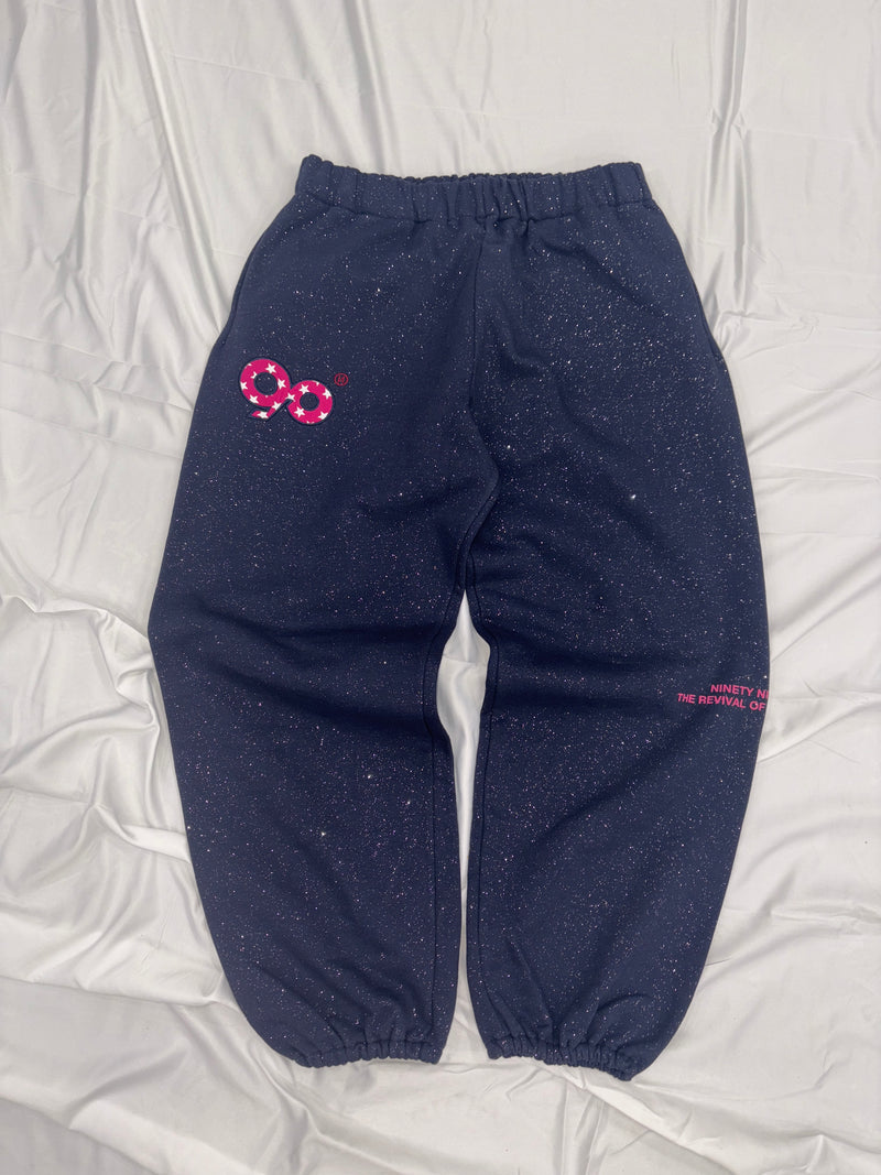 90 Logo Glitter Sweat Pants – YZ