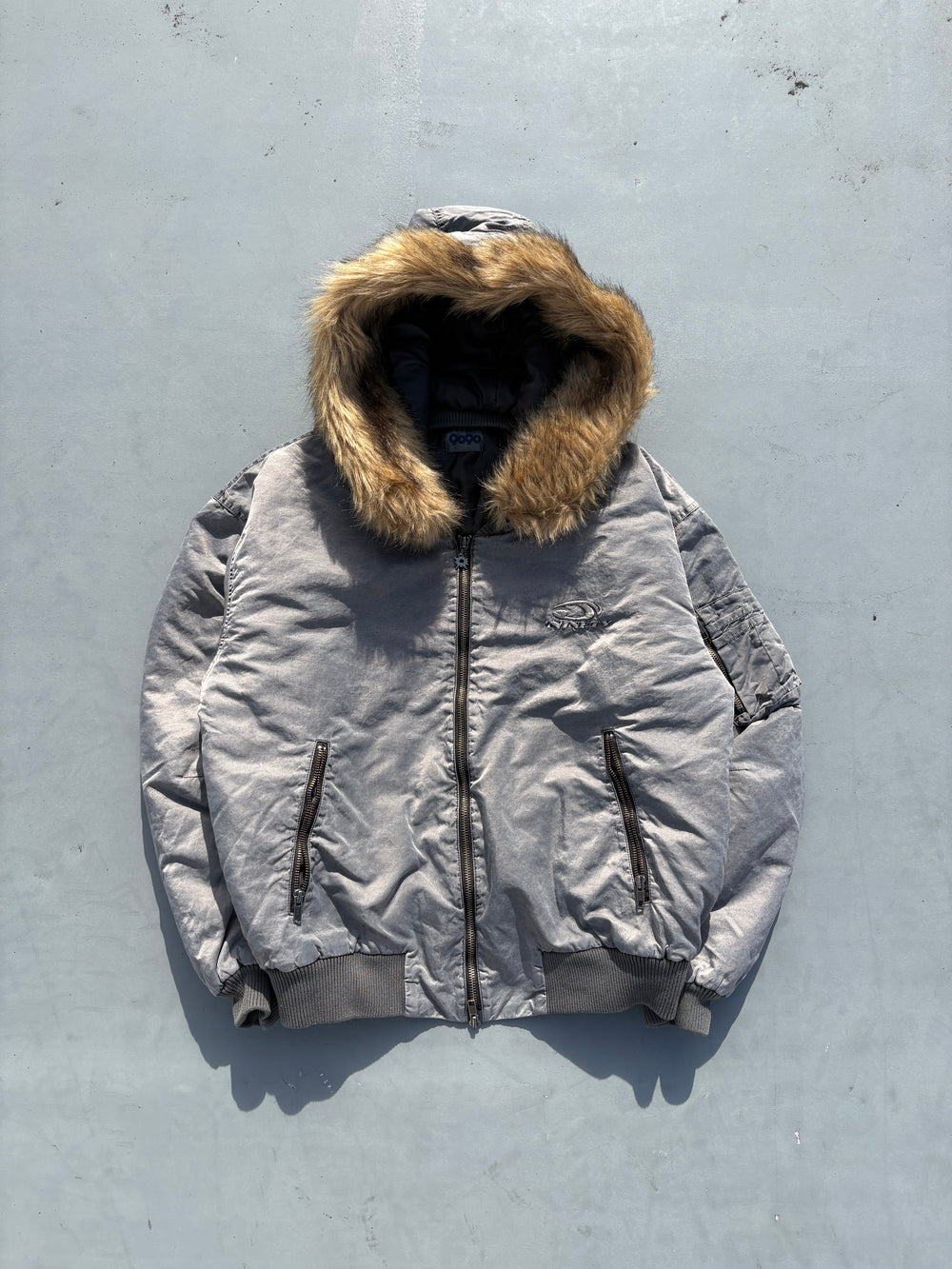 Washed Bomber Jacket – YZ Washed Bomber Jacket – YZ