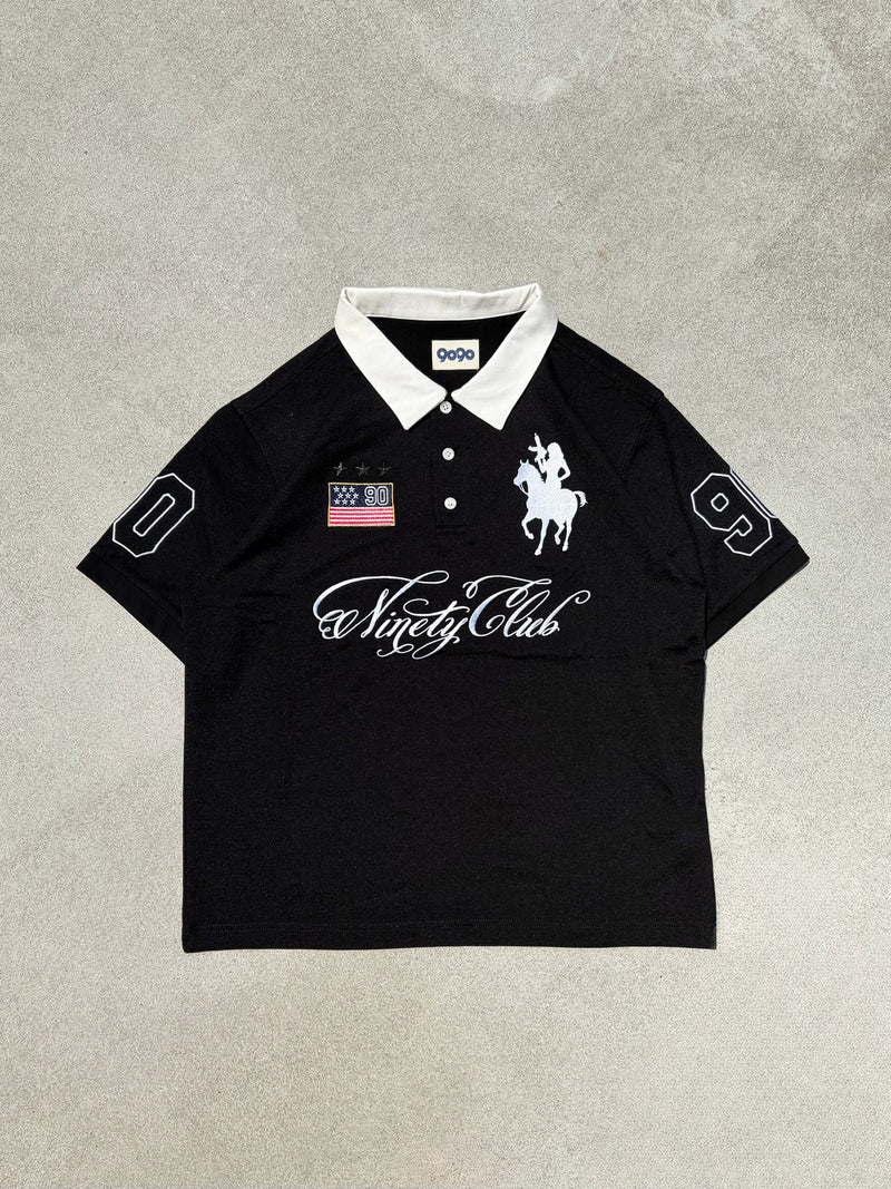 トップス 9090 Horse Girl Logo S/S Polo Shirt M Horse Girl Logo S/S Polo Shirt – YZ
