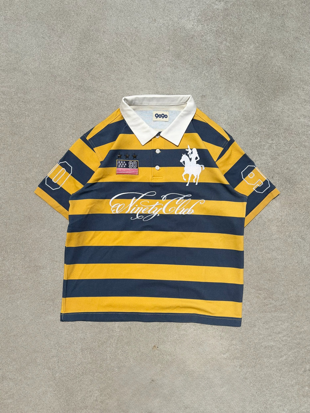 トップス 9090 Horse Girl Logo S/S Polo Shirt Horse Girl Logo S/S Polo Shirt – YZ