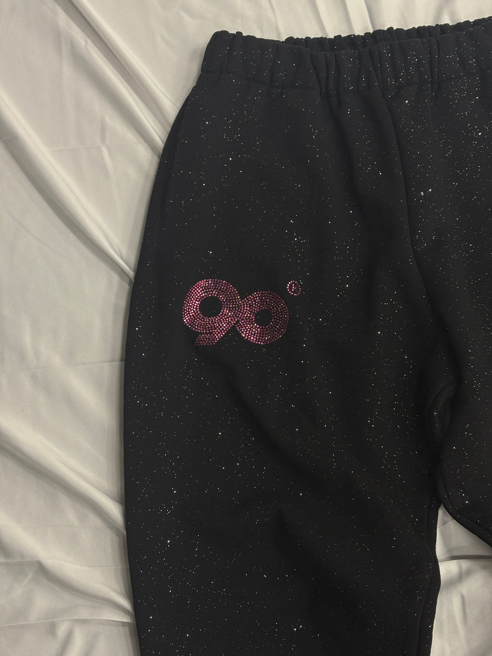 90 Logo Glitter Sweat Pants – YZ