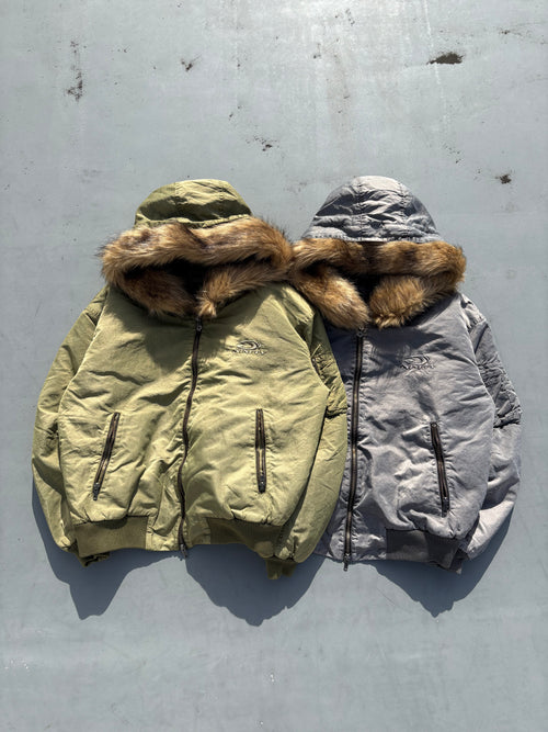 Washed Bomber Jacket