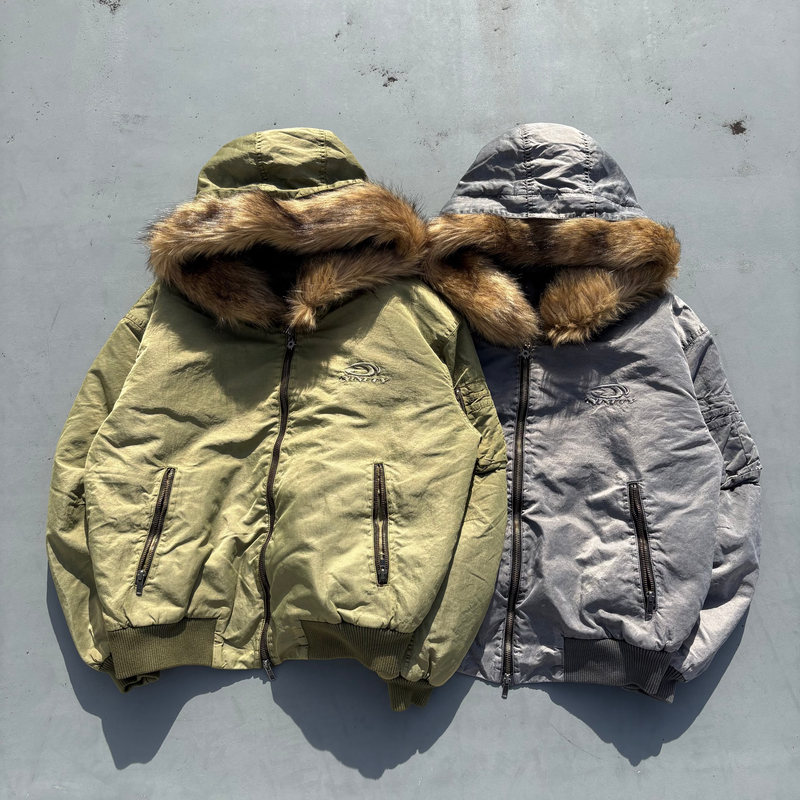 Washed Bomber Jacket – YZ Washed Bomber Jacket – YZ