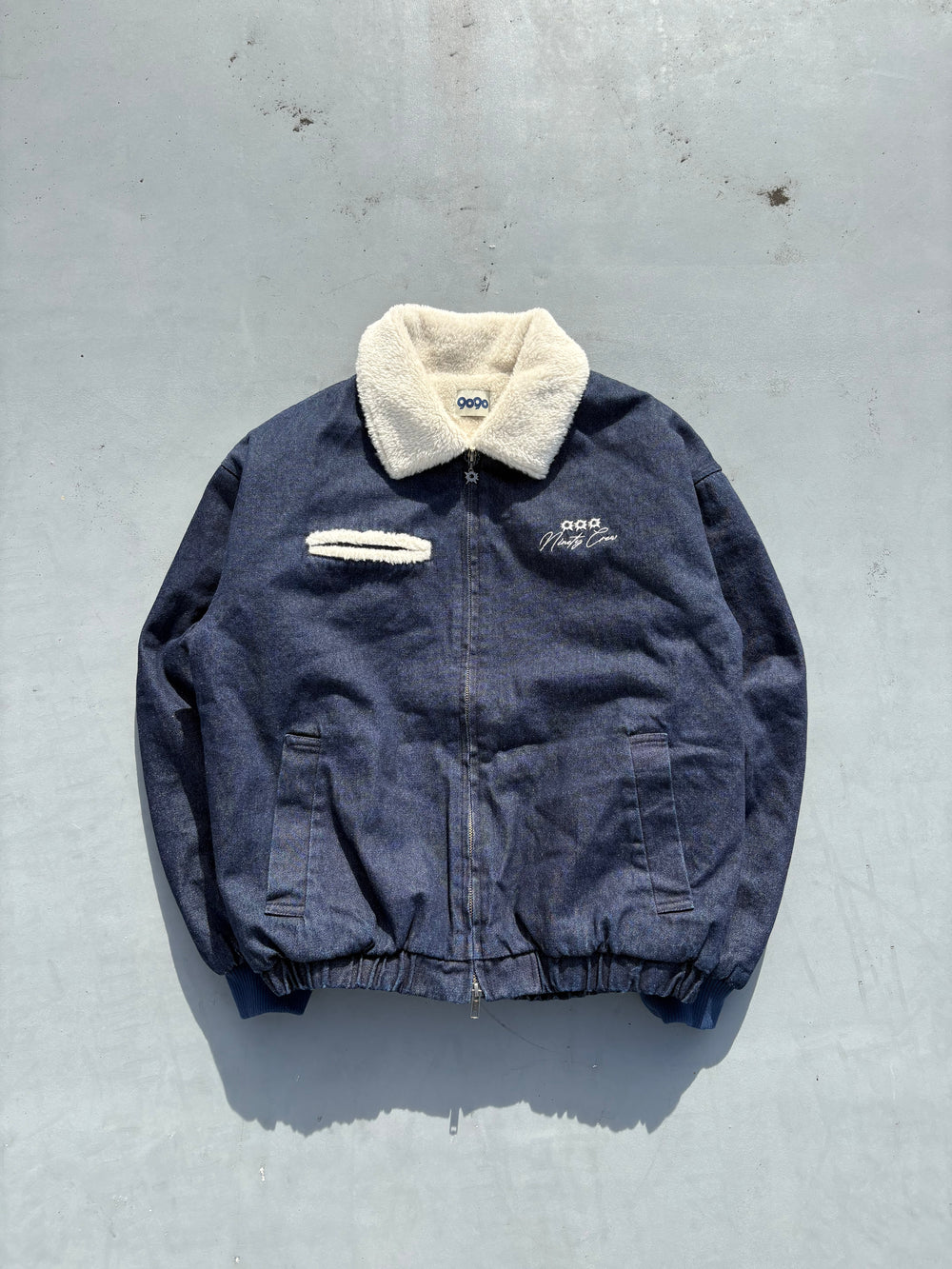 Bullet Logo Boa Denim Jacket – YZ