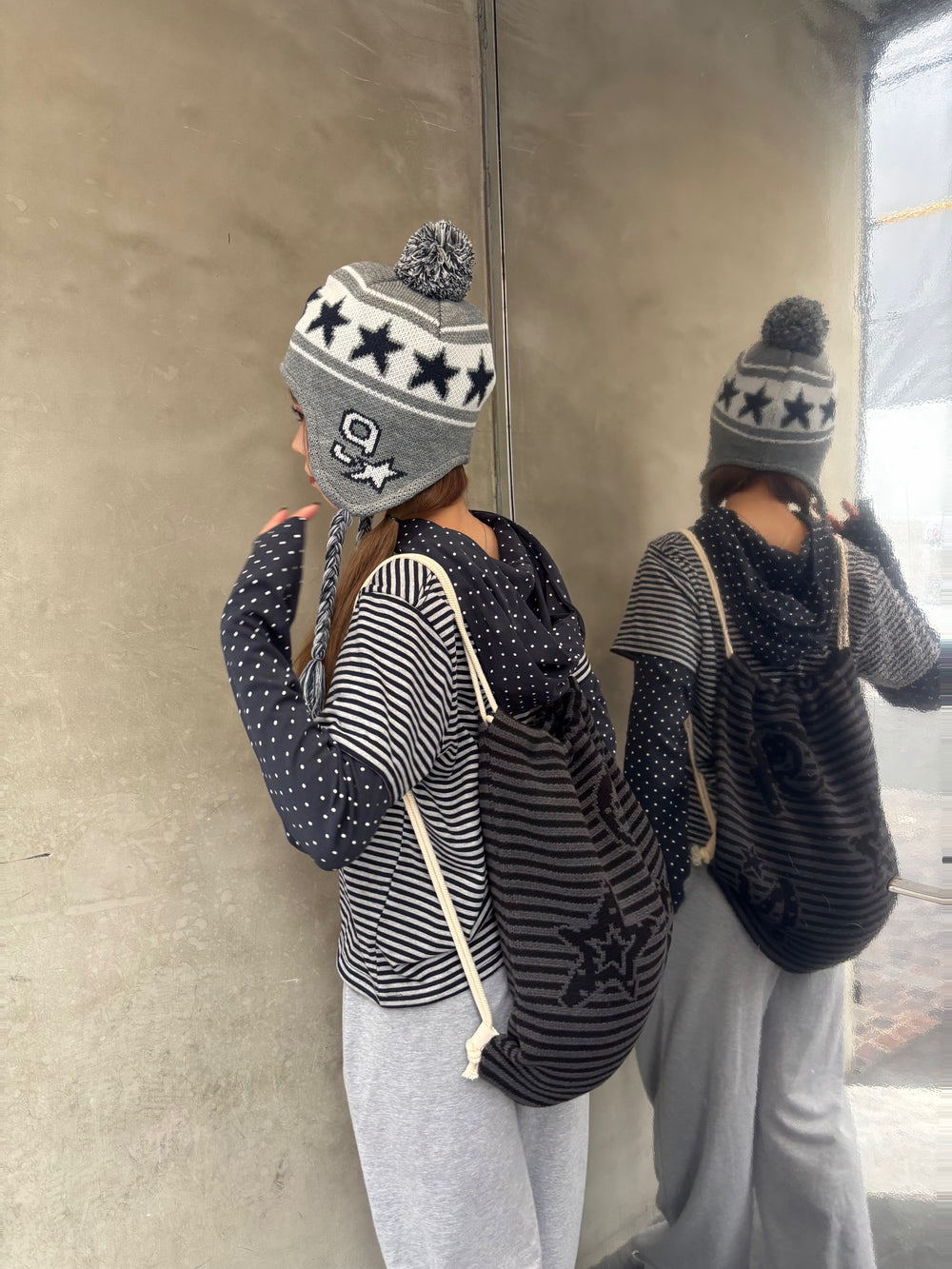 X9090 9STAR KNIT GYM SACK – YZ
