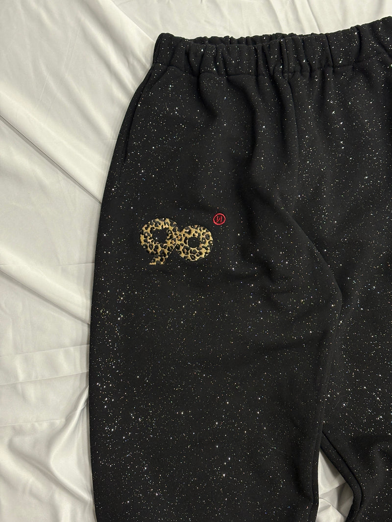 90 Logo Glitter Sweat Pants – YZ