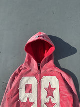 Numbering Logo Zip Hoodie