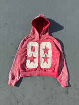 Numbering Logo Zip Hoodie