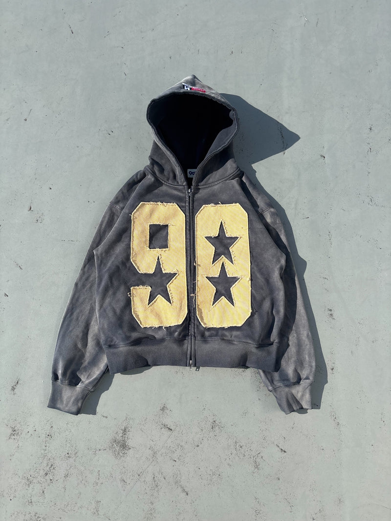 Numbering Logo Zip Hoodie – YZ