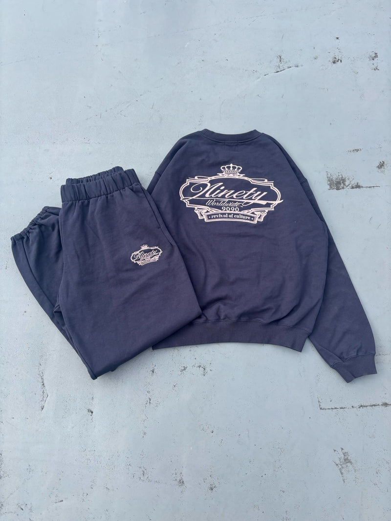 ウェア 9090 Crown Logo Sweat Pants Crown Logo Sweat Pants – YZ