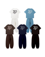 Butterfly logo velour print SS pack set up 