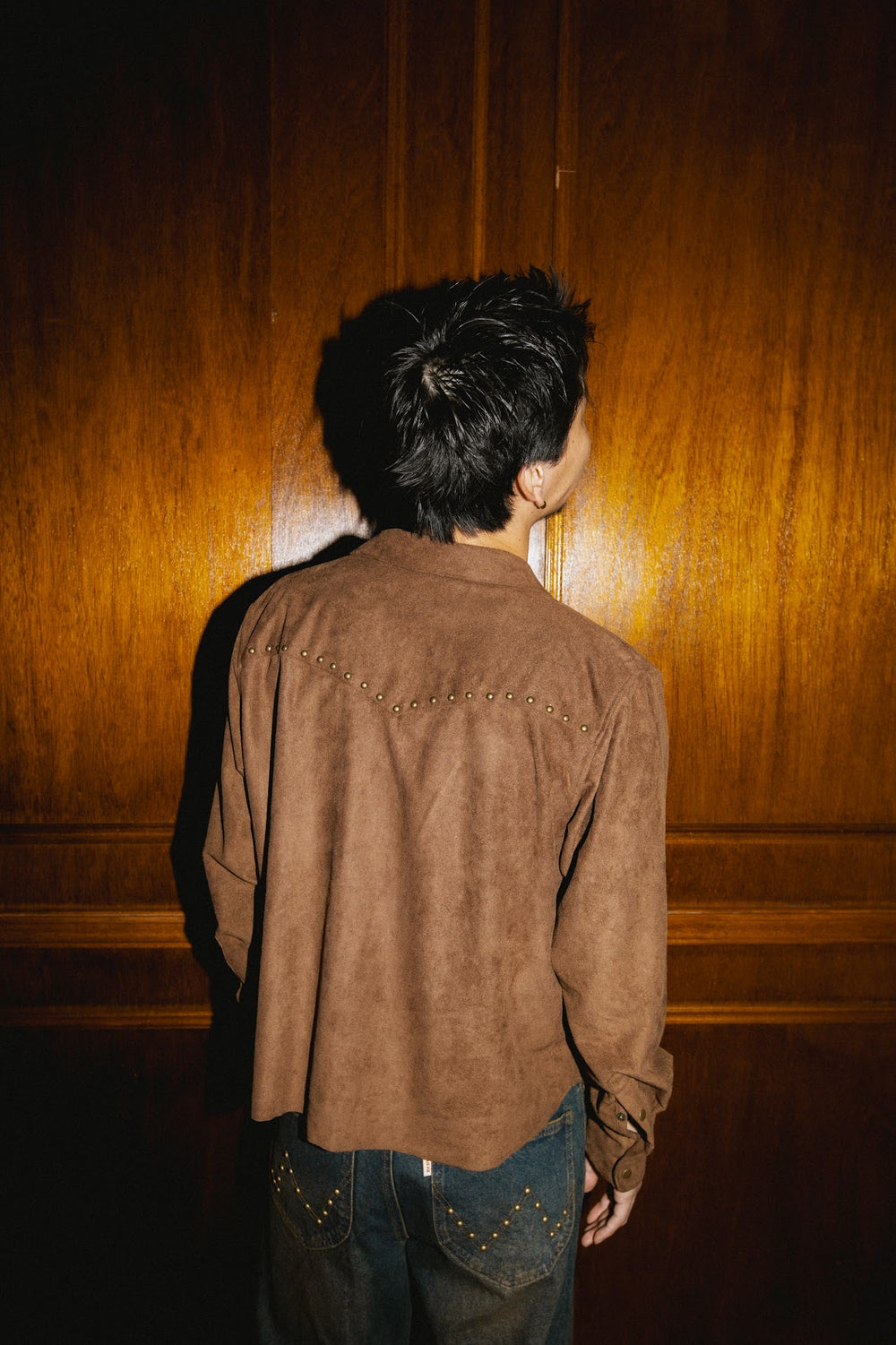 トップス Badway - Suede Western studs shirt L Suede Western studs shirt – YZ