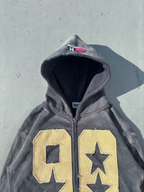 Numbering Logo Zip Hoodie